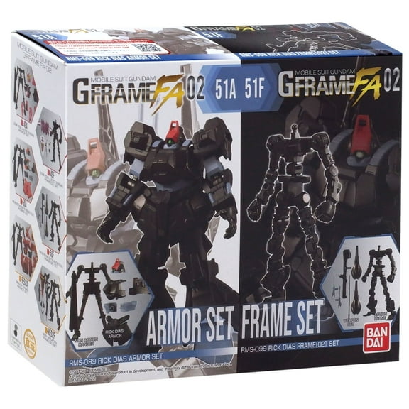 Bandai Japan Gundam G Frame RMS-099 Rick Dias Action Figures