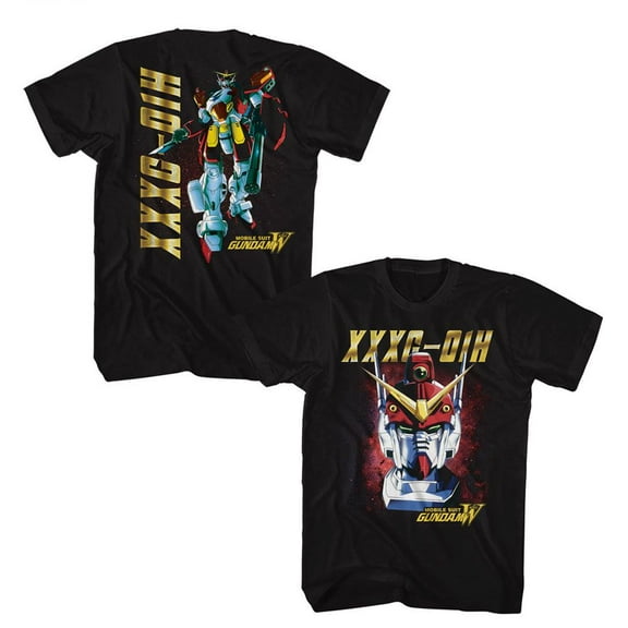 Gundam Galaxy Heavyarms XXXG 01H Men's T Shirt (Black, AdultS)