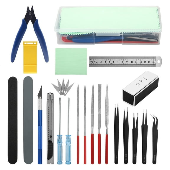 Gundam Model Tool Kit, 26/15pcs Adult Hobby Tools Set, Modeler Basic Tools Craft Set for Cars/RV/Airplanes/Buildings