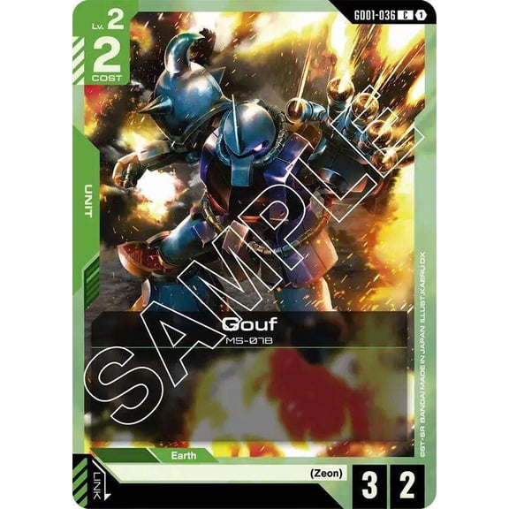 Gundam Newtype Rising Common Gouf GD01-036