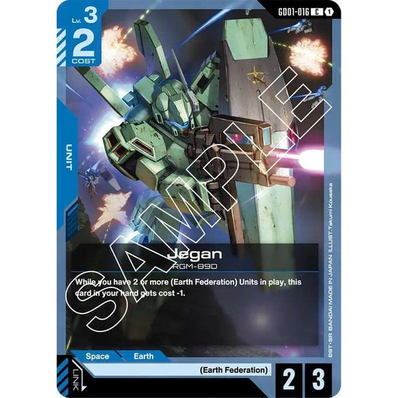 Gundam Newtype Rising Common Jegan GD01-016