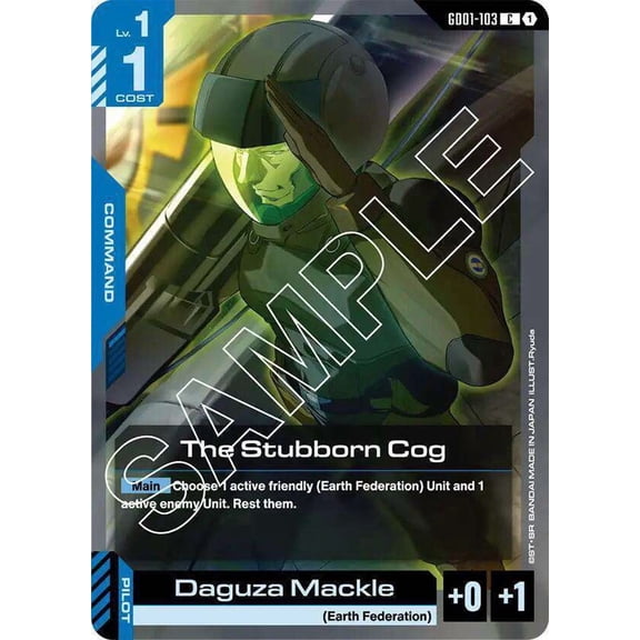 Gundam Newtype Rising Common The Stubborn Cog GD01-103