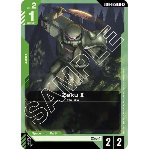 Gundam Newtype Rising Common Zaku II GD01-035