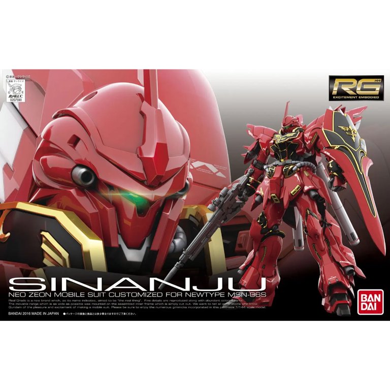 RG 1/144 #22 MSN-06S Sinanju - Walmart.com