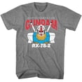 thumbnail image 1 of Gundam Rx 78 2 Graphite Heather Adult T-Shirt, 1 of 2