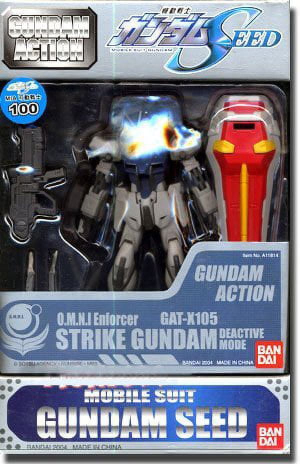 Gundam Seed GAT-X105 Strike Gundam (Deactive Mode) Action Figure