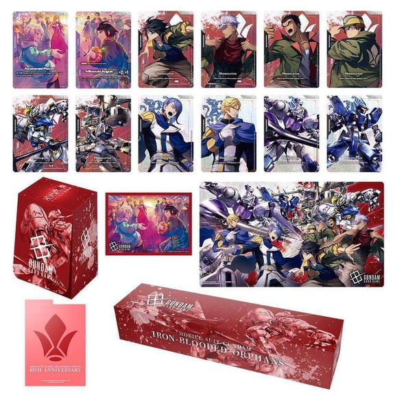 Gundam Trading Card Game Iron-Blooded Orphans Premium Accessory Set