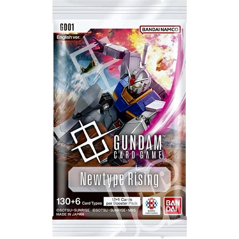 Gundam Trading Card Game Newtype Rising Booster Pack (12 Cards