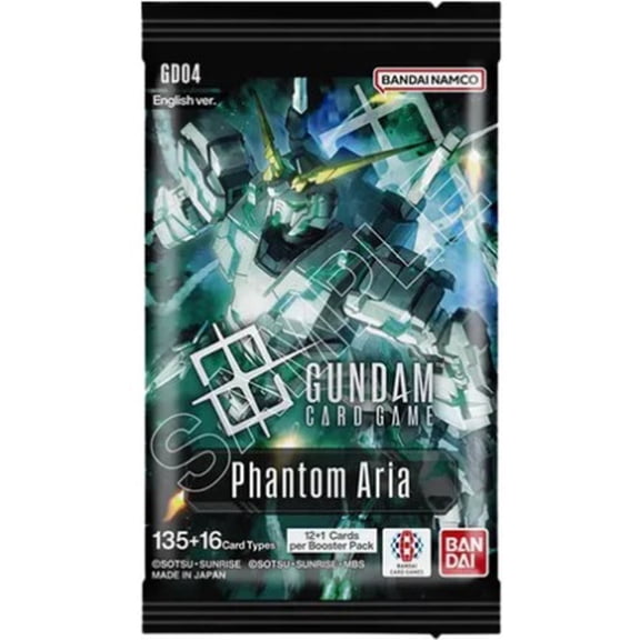 Gundam Trading Card Game The Phantom Aria Booster Pack (13 Cards)