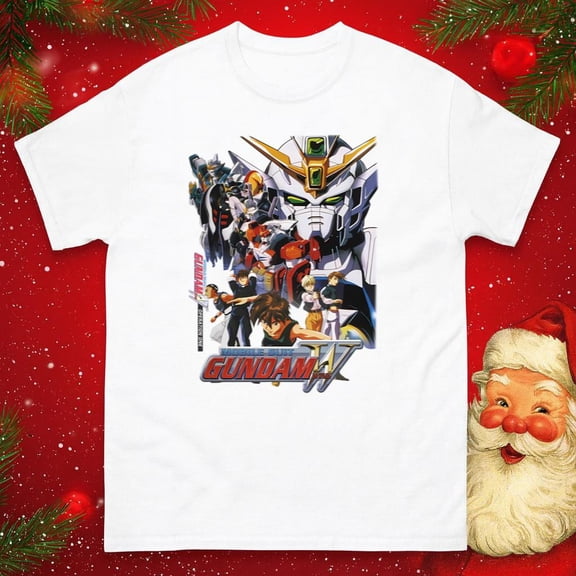 Gundam Wing Anime Mecha Robot Fan Art Graphic Unisex T-Shirt, up to size 5XL