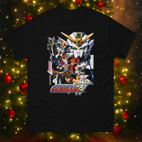 Gundam Wing Anime Mecha Robot Fan Art Graphic Unisex T-Shirt, up to size 5XL