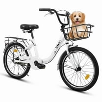 Gundir 20 Inch Kids Bike for Boys & Girls, Children's Bicycle with Coaster Brake & V-Brake, 1-Speed, Lightweight Steel Frame, Chain Guard & Rear Rack, for Outdoor Riding Ages 5-8 Years