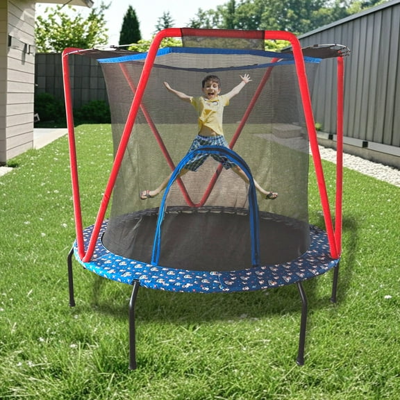 Gundir 66'' Trampoline for Kids Toddler Indoor Outdoor Small Trampolines for Baby with Heighten Net