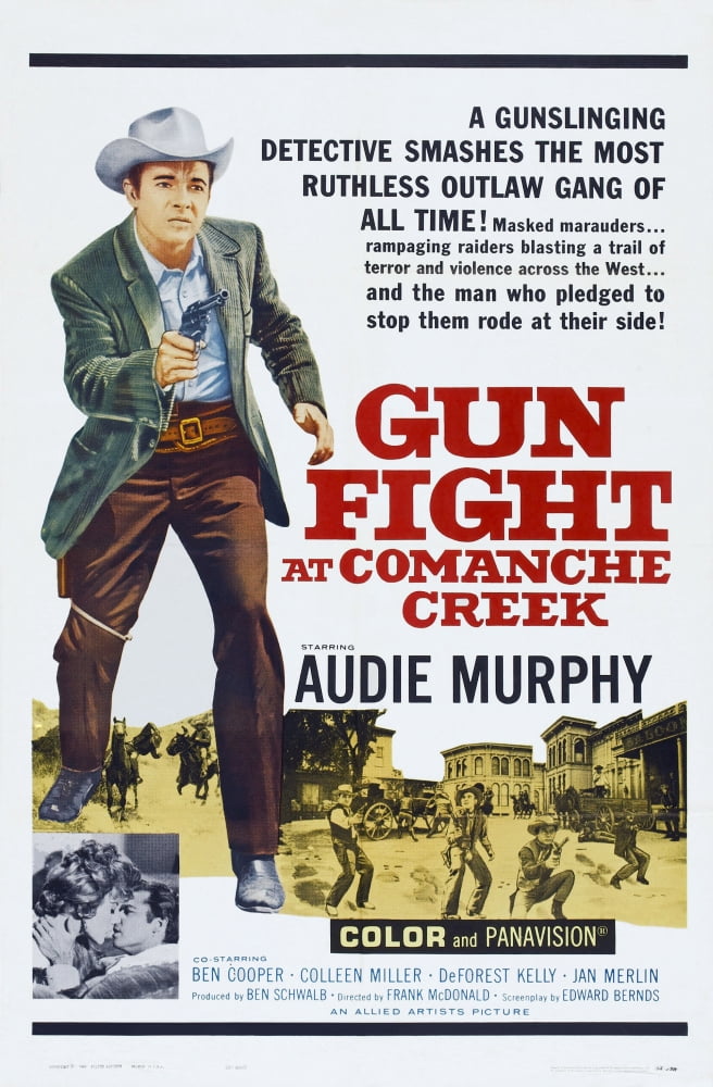 Gunfight At Comanche Creek Canvas Art -  (24 x 36)