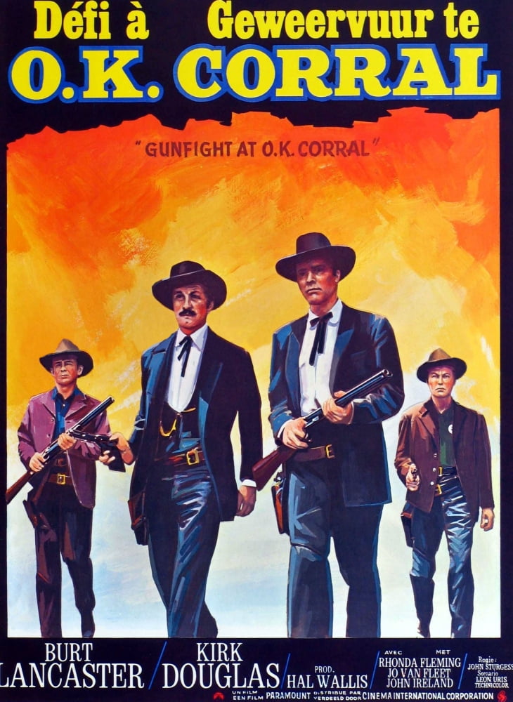 Gunfight At The OK Corral Canvas Art - (11 x 17)