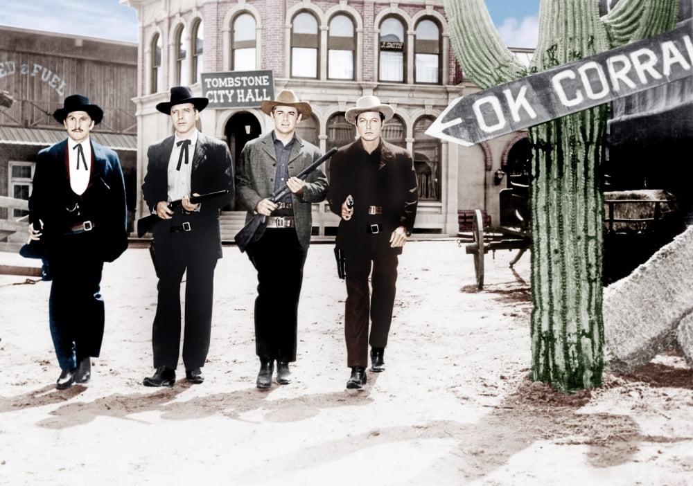 Gunfight At The OK Corral Canvas Art - (28 x 22)