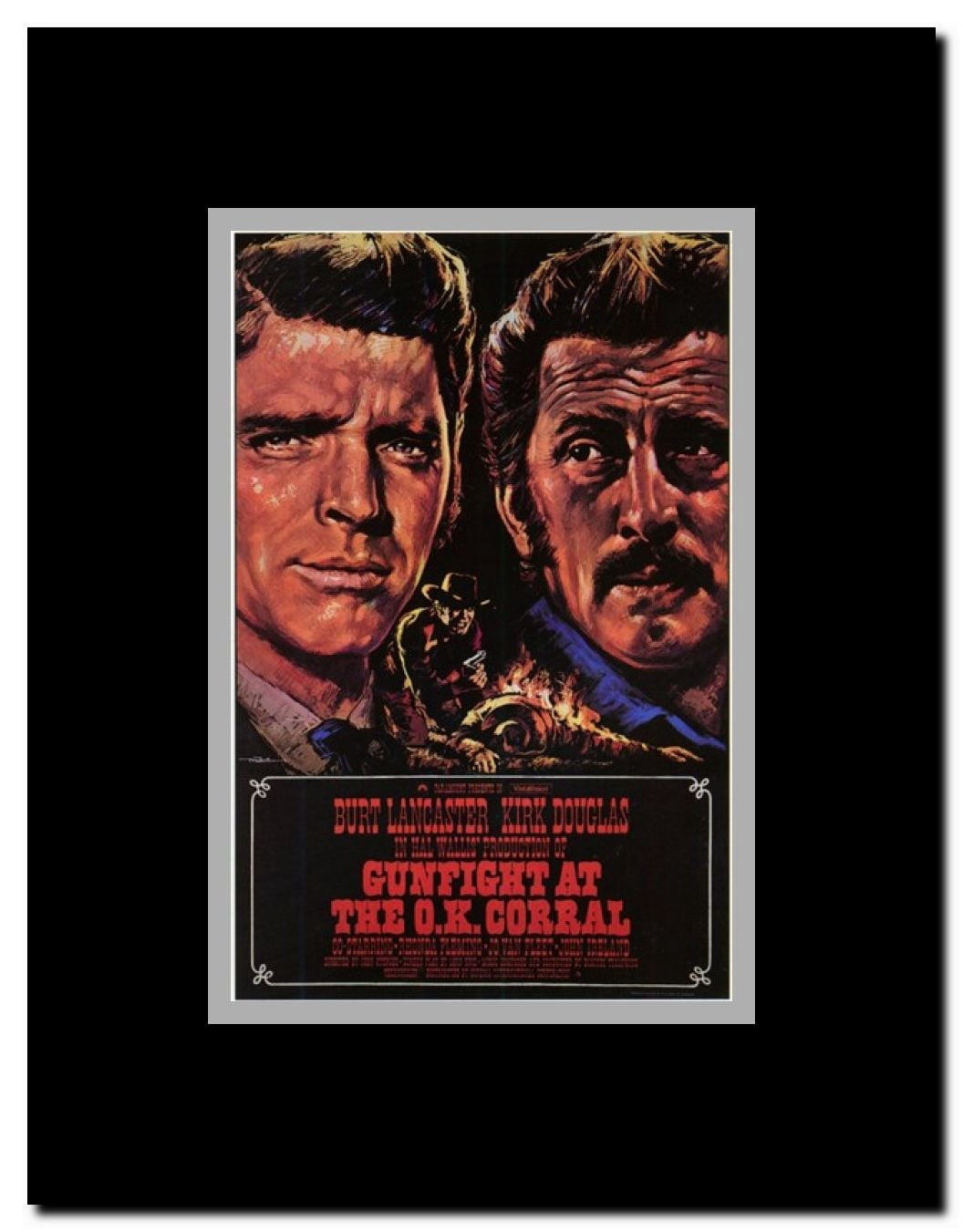 Gunfight At the Ok Corral Framed Movie Poster