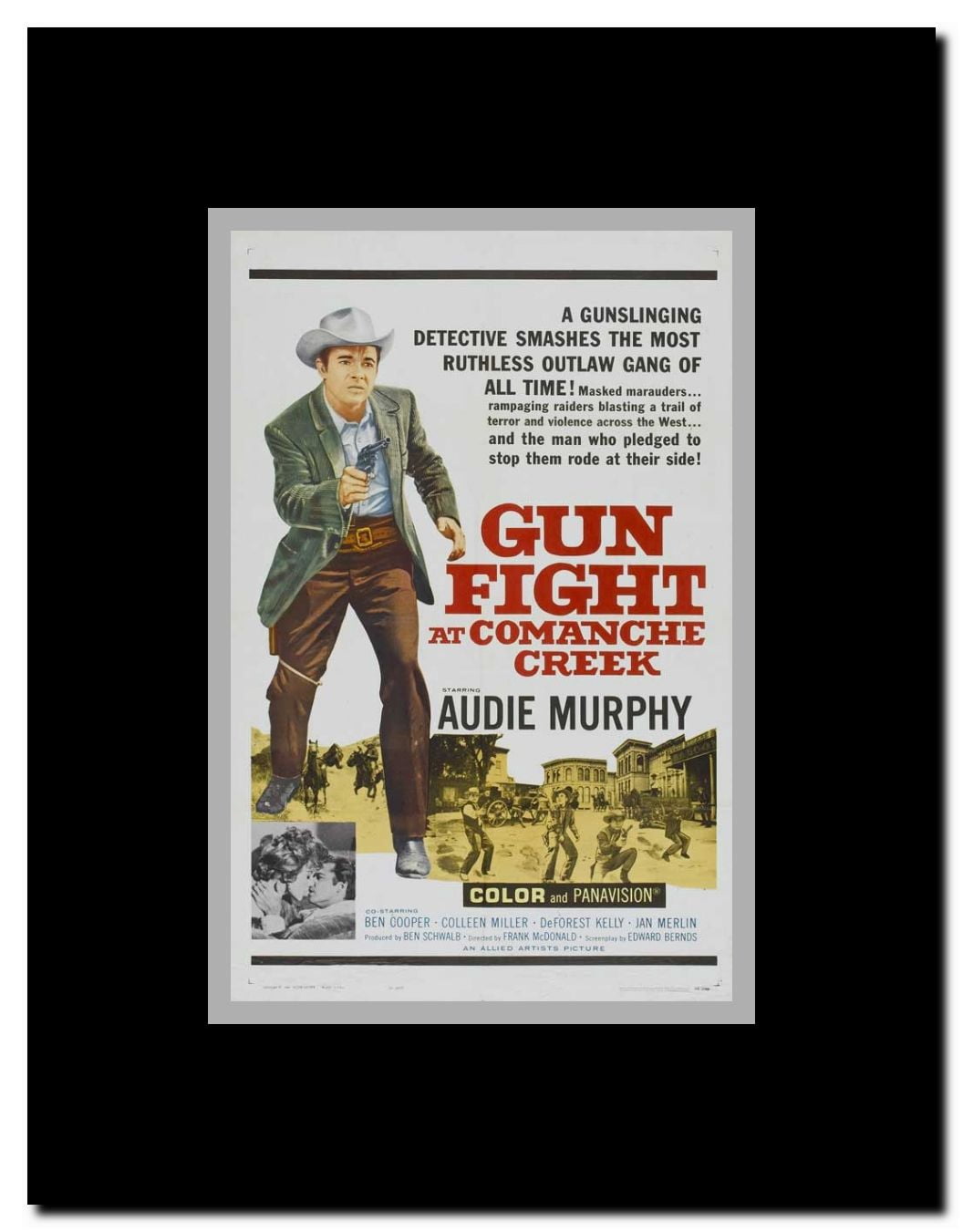 Gunfight at Comanche Creek Framed Movie Poster