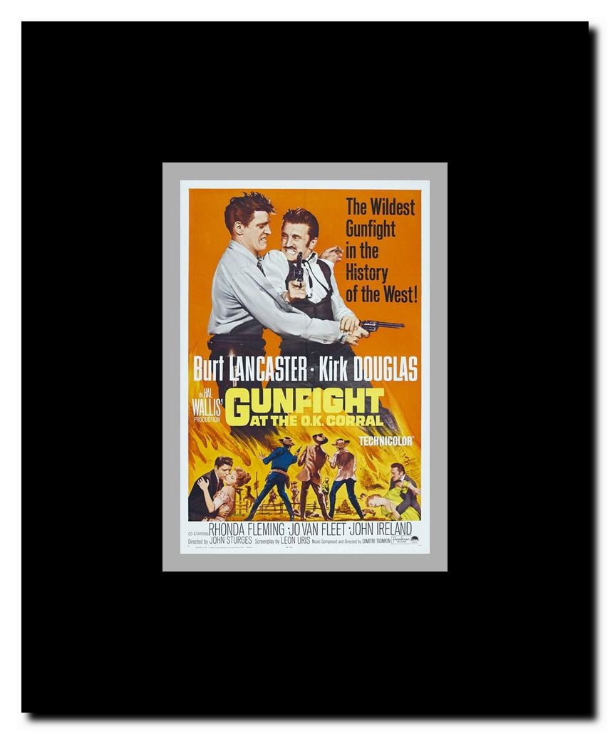 Gunfight at the O.K. Corral Framed Movie Poster