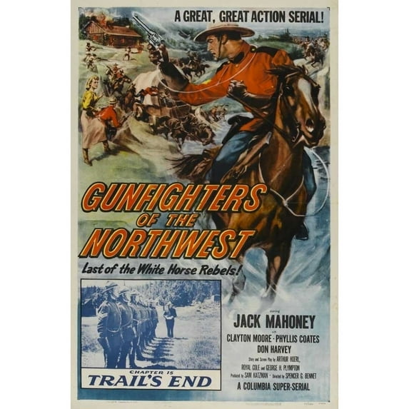 Gunfighters of the Nothwest Movie Poster (11 x 17) - Item # MOVAJ4192