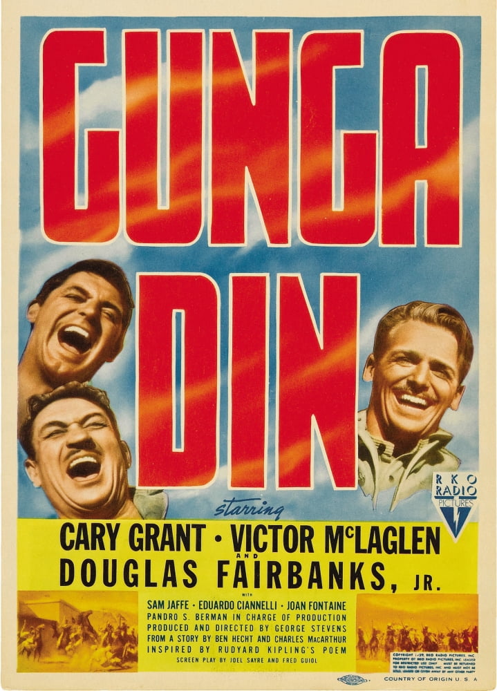 Gunga Din Canvas Art - (24 x 36)