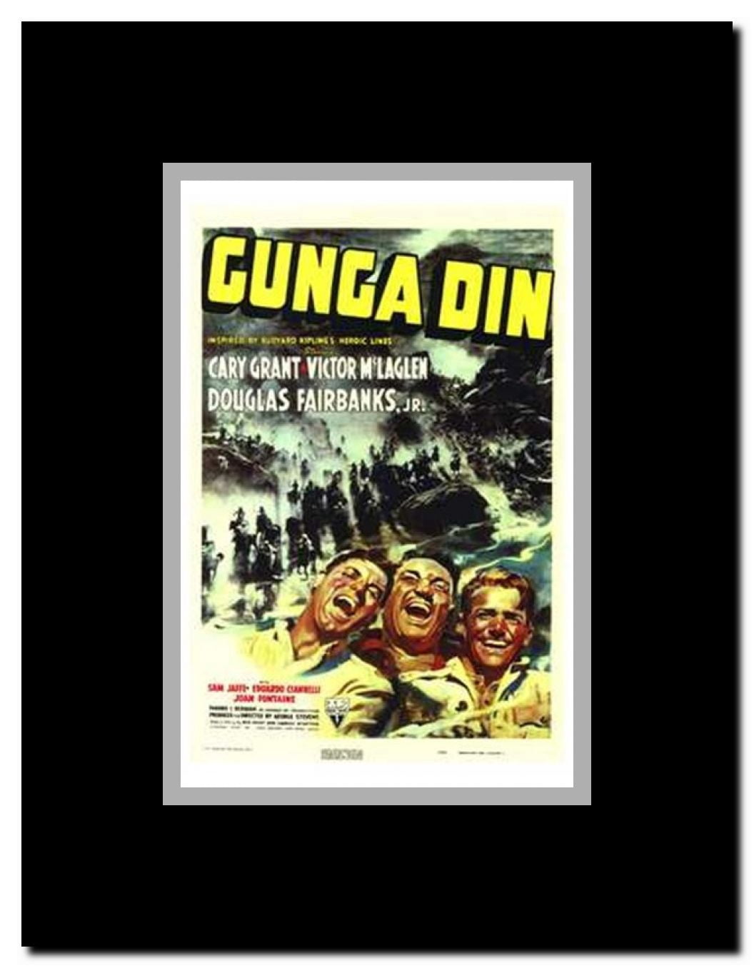 Gunga Din Framed Movie Poster