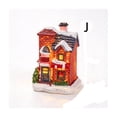 thumbnail image 1 of Gunhay Lighted Christmas Village Houses Set, Battery Operated Resin Christmas House with LED Light Village Figurines, J, 1 of 7