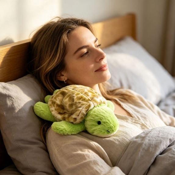Gunhay Magnetic Shoulder Plushs, Magnetic Plush Toys, 5.91 Inch Cute Stuffed Animals Doll, Realistic Looking Small Stuffed Doll, Gift for Family and Friend, Turtle
