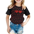 thumbnail image 1 of Gunia 100Th Day Of School Shirt Kids Boys Girls Fashion Casual Short Sleeve T Shirt With Prints Loose Fit Round Neck Top Back To School Season Tee Tshirts, 1 of 4