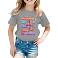thumbnail image 1 of Gunia 100Th Day Of School Shirt Kids Boys Girls Graphic Short Sleeve Tee Back To School Cute Print Round Neck Casual Top Comfortable Blend Shirt Tshirts 1-13 Years, 1 of 4