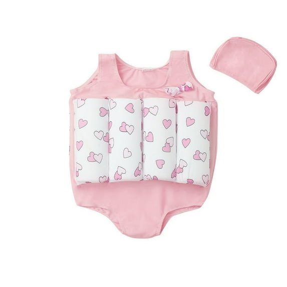 Gunia Baby Boy Girl Float Suit With Buoyancy Aid Beach Pool Summer Water Play Floatation Swimsuit Pink 4-5 Years