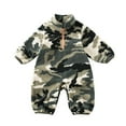 thumbnail image 1 of Gunia Baby Boys Romper Jumpsuit Long Sleeve Clothes Camo Camouflage Color Breathable Daily Wear 6-12 Months, 1 of 6