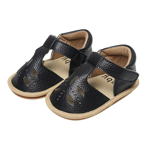 Gunia Baby Girl Sandals 18-24 Months, Single Shoes First Walkers Shoes Summer Toddler Hollow Out Flat 3-24M Comfortable Baby Sandals