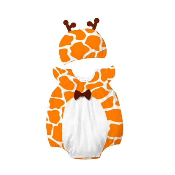 Gunia Baby Romper Giraffe Panda Cute Long Sleeve Pullover Sweatshirt Bodysuits Toddler Boys Girls Jumpsuit Cosy And Skin-Friendly Size 12-18 Months