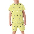 thumbnail image 1 of Gunia Birthday Girl Outfit,Baby Kids Boys Graphic Short Sleeve T Shirt Top Shorts Pants Set Outfit Breathable Girls Clothes Set,11-12 Years, 1 of 5