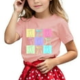 thumbnail image 1 of Gunia Boys Girls Easter Shirt Casual Bunny Pattern Print Round Neck Short Sleeve Tops Tee 1-13 Years, 1 of 4