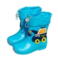 thumbnail image 1 of Gunia Boys Girls Rain Boots Toddler Outdoor Rainy Days Comfortable Short Ankle Boots Kids Durable Sole Lightweight Hiking Shoes Rain Boots, 1 of 4