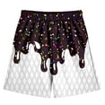 thumbnail image 1 of Gunia Boys Gym Shorts,Relaxed Fit Ice Cream Baseball Shorts For Kids Elastic Waist Trendy Beachwear,9-10 Years, 1 of 3