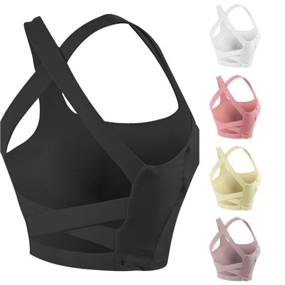 Gunia Built In Bra Tanktops For Women Shockproof Running Sports Bra With Padded Inserts Back Yoga For Training Workout Vest Camisoles For Women Black