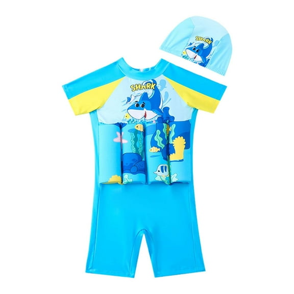 Gunia Children Buoyancy Swimsuit Children Learning Swimming Training Suit,Boys Girls Floatation Swimsuit,4-8 Years