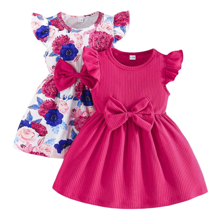two piece birthday dress set Girls' Cute Autumn Birthday Dress Bottoming Shirt Two-piece Set main image 1
