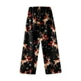 thumbnail image 1 of Gunia Girls Flannel Pajama Pants Reindeer Autumn Winter Christmas Cute Cartoon Print Casual Home Long Pants Pjs Cosy Sleepwear, 1 of 5