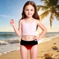 thumbnail image 1 of Gunia Girls Swim Shorts Gradient Swimwear Kids Bathing Suit Rash Guard Sun Upf 50+ Beach Swimsuit Quick-Dry Swim Bottoms For Beach Pool 2-8 Years, 1 of 9