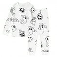 thumbnail image 1 of Gunia Halloween Baby Boy Pajamas Set Long Sleeve Sleepwear With Diy Print Comfortable 2-10 Years Boys Pyjamas,White 2-3 Years, 1 of 4