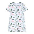 thumbnail image 1 of Gunia Infant Swimsuit Boy With Cartoon Print for Beach Pool Summer Water Play Rash Guard Swimwear Poolside Pink 18-24 Months, 1 of 8