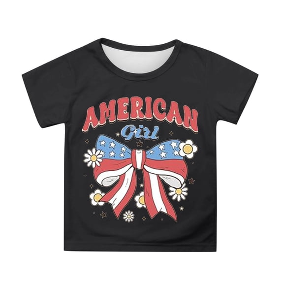 Gunia Kids Boys Girls 250Th Anniversary Shirt Short Sleeve 4Th Of July Independence Day Flag Patriotic Casual Crewneck Tops Tee Comfortable T Shirt For Toddler To Teen 3-13 Years