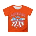 thumbnail image 1 of Gunia Kids Boys Girls 250Th Anniversary Shirt Short Sleeve 4Th Of July Independence Day Flag Patriotic Casual Crewneck Tops Tee Leisure T-Shirt For Toddler To 3-13 Years, 1 of 4