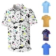 thumbnail image 1 of Gunia Kids Boys Golf Shirts Lightweight 3D Graphic Tee With Print Tops Soft Breathable Shirt Shirts For Boys White 7-8 Years, 1 of 3