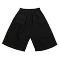 thumbnail image 1 of Gunia Boys Athletic Shorts Summer Loose Fashion Casual Solid Color Knee Length Shorts Comfy Outwear 7-8 Years, 1 of 8