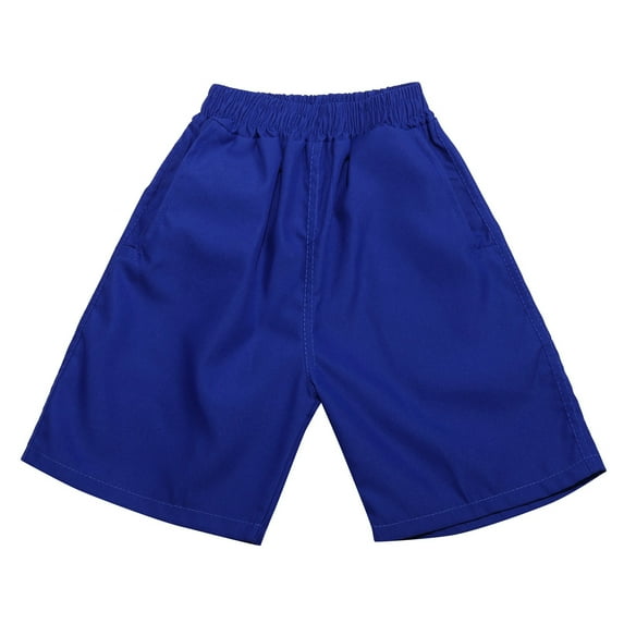 Gunia Kids Boys Shorts Summer Loose Fashion Casual Solid Color Knee Length Shorts Relaxed Dailywear 9-10 Years